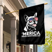 Merica French Bulldog Lover Garden Flag 250th Anniversary Gift