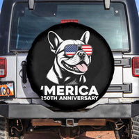 Merica French Bulldog Lover Spare Tire Cover 250th Anniversary Gift