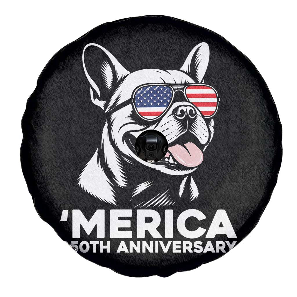 Merica French Bulldog Lover Spare Tire Cover 250th Anniversary Gift