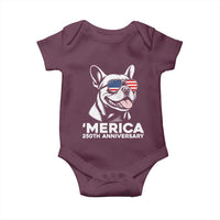 Merica French Bulldog Lover Baby Onesie 250th Anniversary Gift