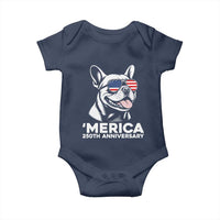 Merica French Bulldog Lover Baby Onesie 250th Anniversary Gift