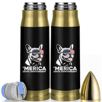 Merica French Bulldog Lover Bullet Tumbler 250th Anniversary Gift