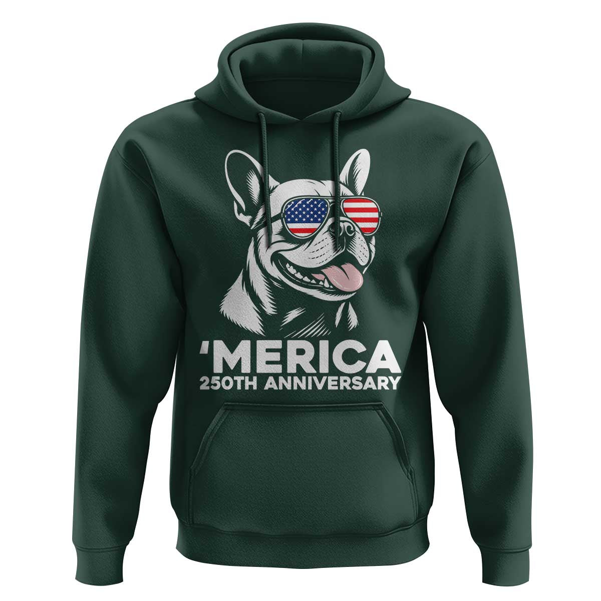 Merica French Bulldog Lover Hoodie 250th Anniversary Gift