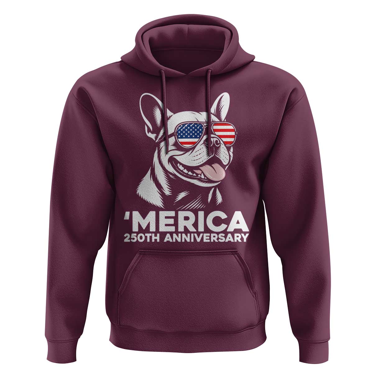 Merica French Bulldog Lover Hoodie 250th Anniversary Gift