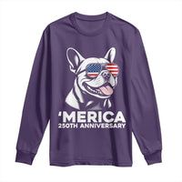 Merica French Bulldog Lover Long Sleeve Shirt 250th Anniversary Gift