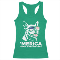 Merica French Bulldog Lover Racerback Tank Top 250th Anniversary Gift