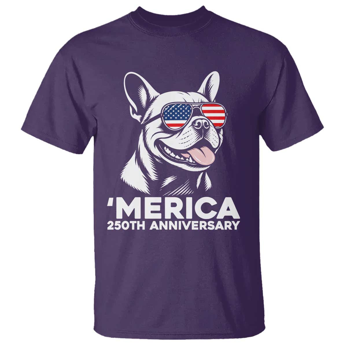 Merica French Bulldog Lover T Shirt 250th Anniversary Gift