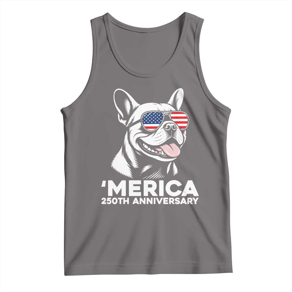Merica French Bulldog Lover Tank Top 250th Anniversary Gift