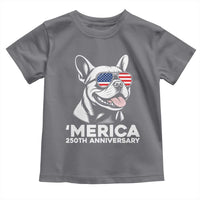 Merica French Bulldog Lover Toddler T Shirt 250th Anniversary Gift