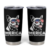 Merica French Bulldog Lover Tumbler Cup 250th Anniversary Gift