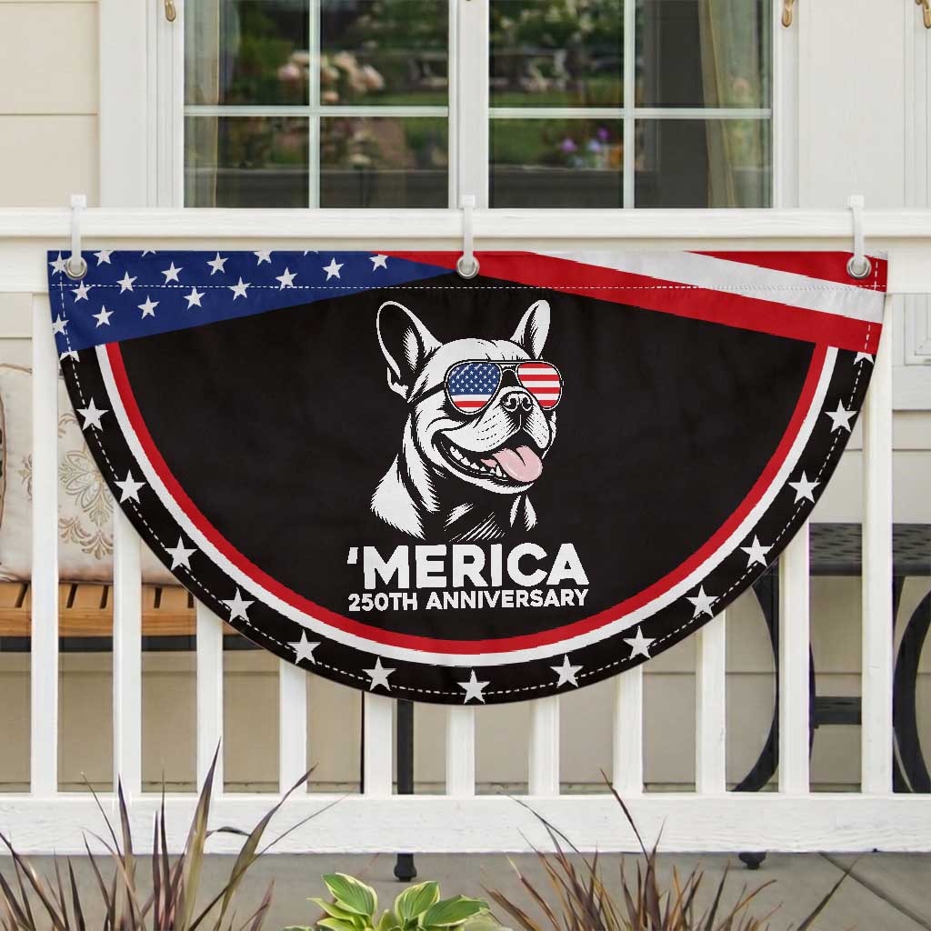 Merica French Bulldog Lover Patriotic Fan Flag 250th Anniversary Gift