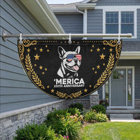 Merica French Bulldog Lover Patriotic Fan Flag 250th Anniversary Gift