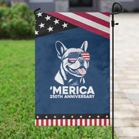 Merica French Bulldog Lover Patriotic Garden Flag 250th Anniversary Gift