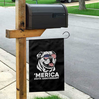Merica English Bulldog Lover Garden Flag 250th Anniversary Gift