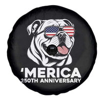 Merica English Bulldog Lover Spare Tire Cover 250th Anniversary Gift