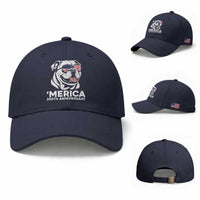 Merica English Bulldog Lover Baseball Cap 250th Anniversary Gift