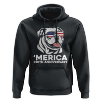 Merica English Bulldog Lover Hoodie 250th Anniversary Gift
