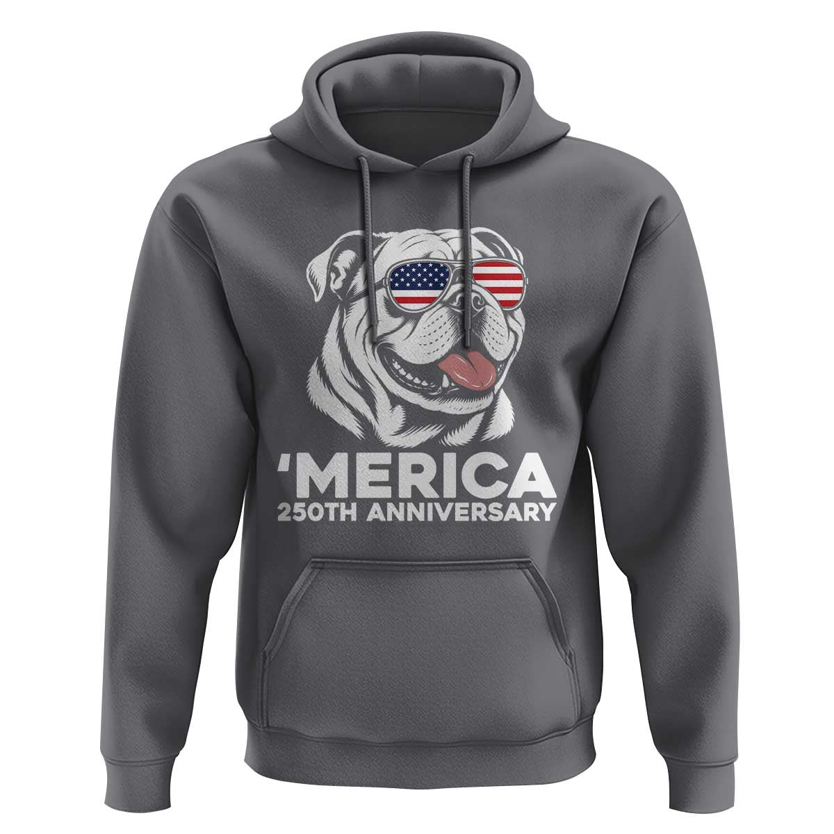 Merica English Bulldog Lover Hoodie 250th Anniversary Gift