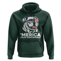 Merica English Bulldog Lover Hoodie 250th Anniversary Gift