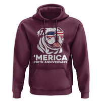 Merica English Bulldog Lover Hoodie 250th Anniversary Gift