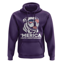 Merica English Bulldog Lover Hoodie 250th Anniversary Gift