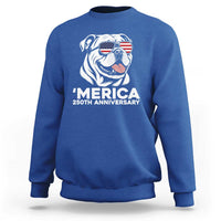 Merica English Bulldog Lover Sweatshirt 250th Anniversary Gift
