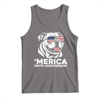 Merica English Bulldog Lover Tank Top 250th Anniversary Gift