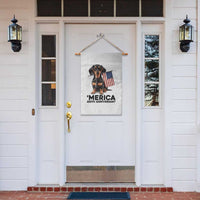Merica Dachshund Lover Garden Flag 250th Anniversary Gift