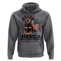 Merica Dachshund Lover Hoodie 250th Anniversary Gift