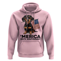 Merica Dachshund Lover Hoodie 250th Anniversary Gift