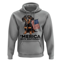 Merica Dachshund Lover Hoodie 250th Anniversary Gift