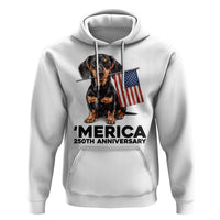 Merica Dachshund Lover Hoodie 250th Anniversary Gift