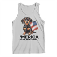 Merica Dachshund Lover Tank Top 250th Anniversary Gift