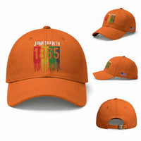 Juneteenth Freedom Pride Baseball Cap African American Heritage Graphic