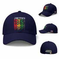 Juneteenth Freedom Pride Baseball Cap African American Heritage Graphic