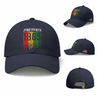 Juneteenth Freedom Pride Baseball Cap African American Heritage Graphic