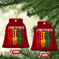 Juneteenth Freedom Pride Ceramic Ornament African American Heritage Graphic
