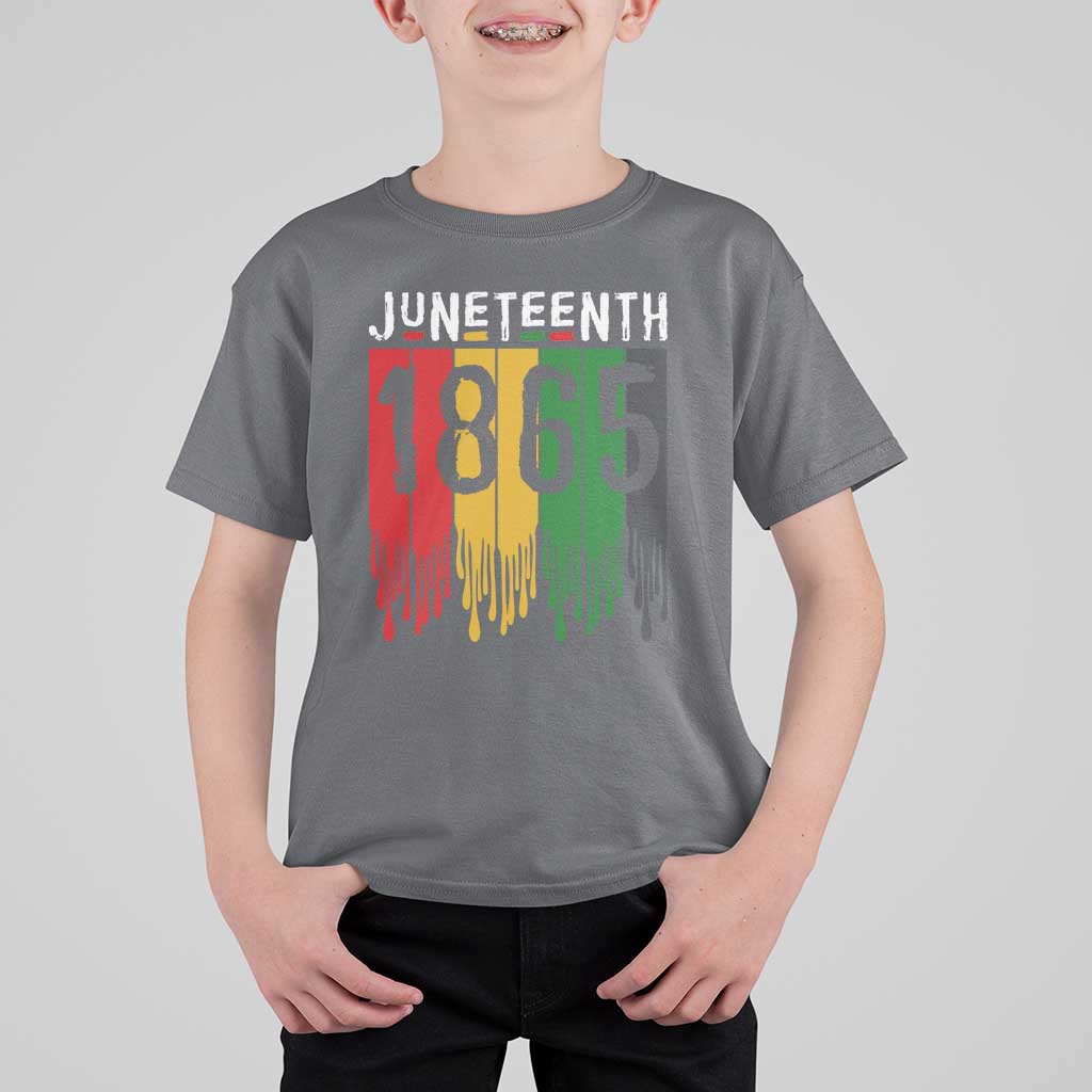 Juneteenth Freedom Pride T Shirt For Kid African American Heritage Graphic