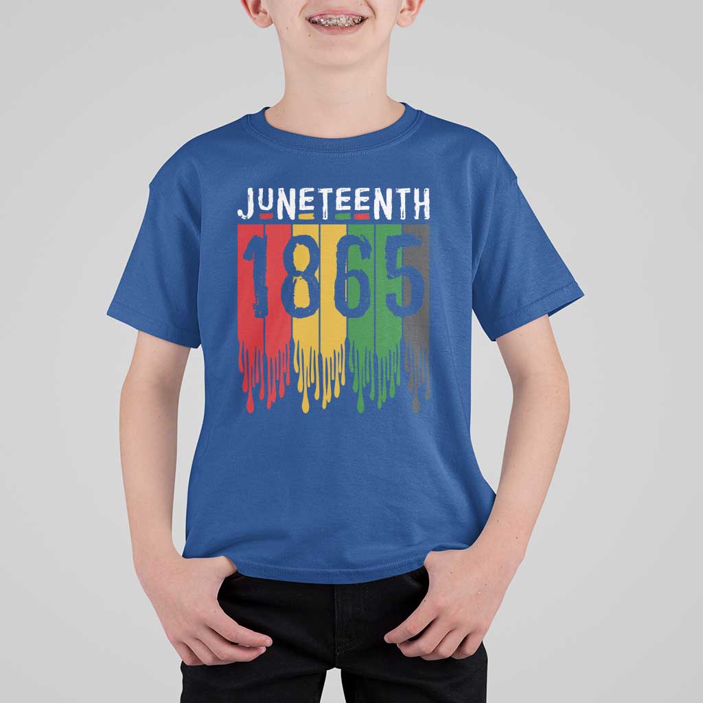 Juneteenth Freedom Pride T Shirt For Kid African American Heritage Graphic