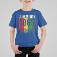 Juneteenth Freedom Pride T Shirt For Kid African American Heritage Graphic