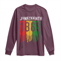 Juneteenth Freedom Pride Long Sleeve Shirt African American Heritage Graphic