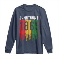 Juneteenth Freedom Pride Long Sleeve Shirt African American Heritage Graphic