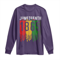 Juneteenth Freedom Pride Long Sleeve Shirt African American Heritage Graphic
