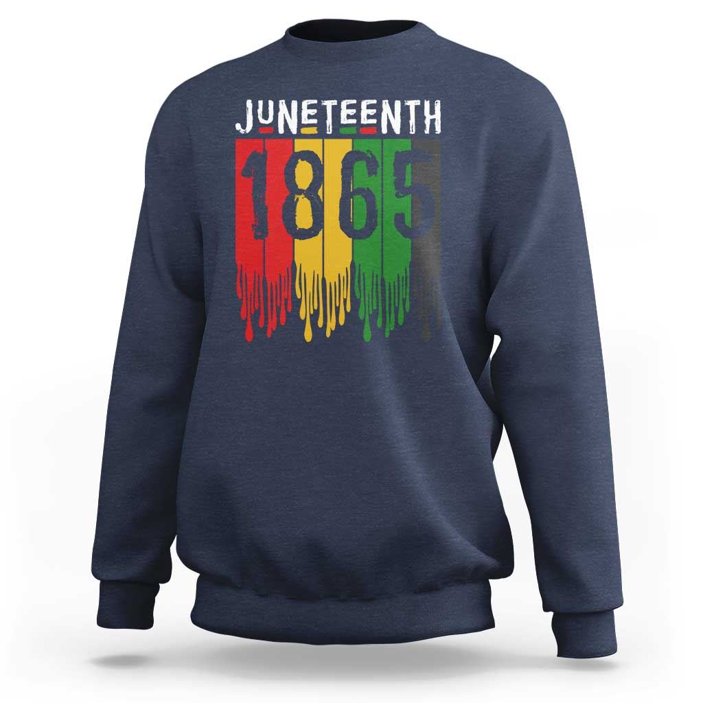 Juneteenth Freedom Pride Sweatshirt African American Heritage Graphic