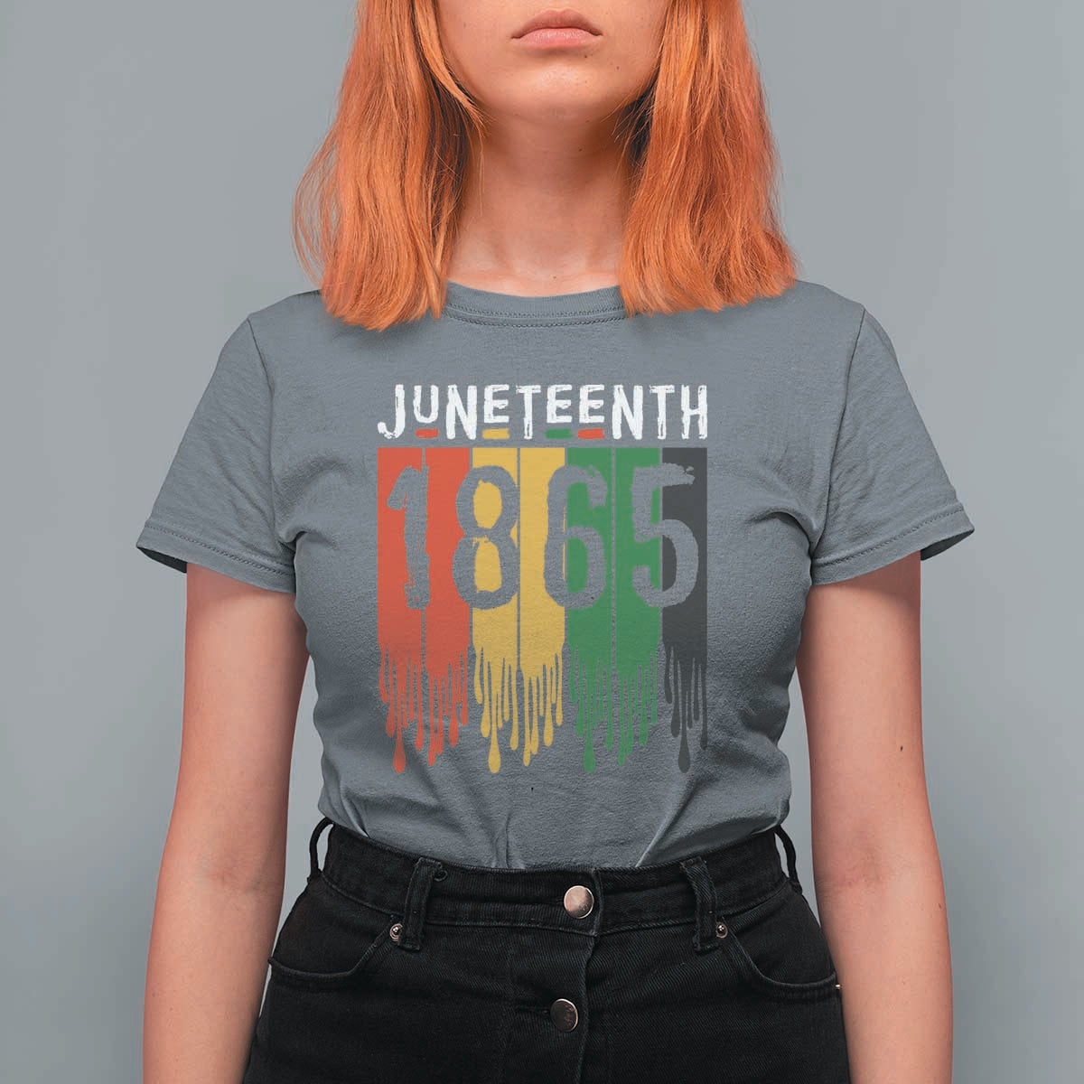 Juneteenth Freedom Pride T Shirt For Women African American Heritage Graphic