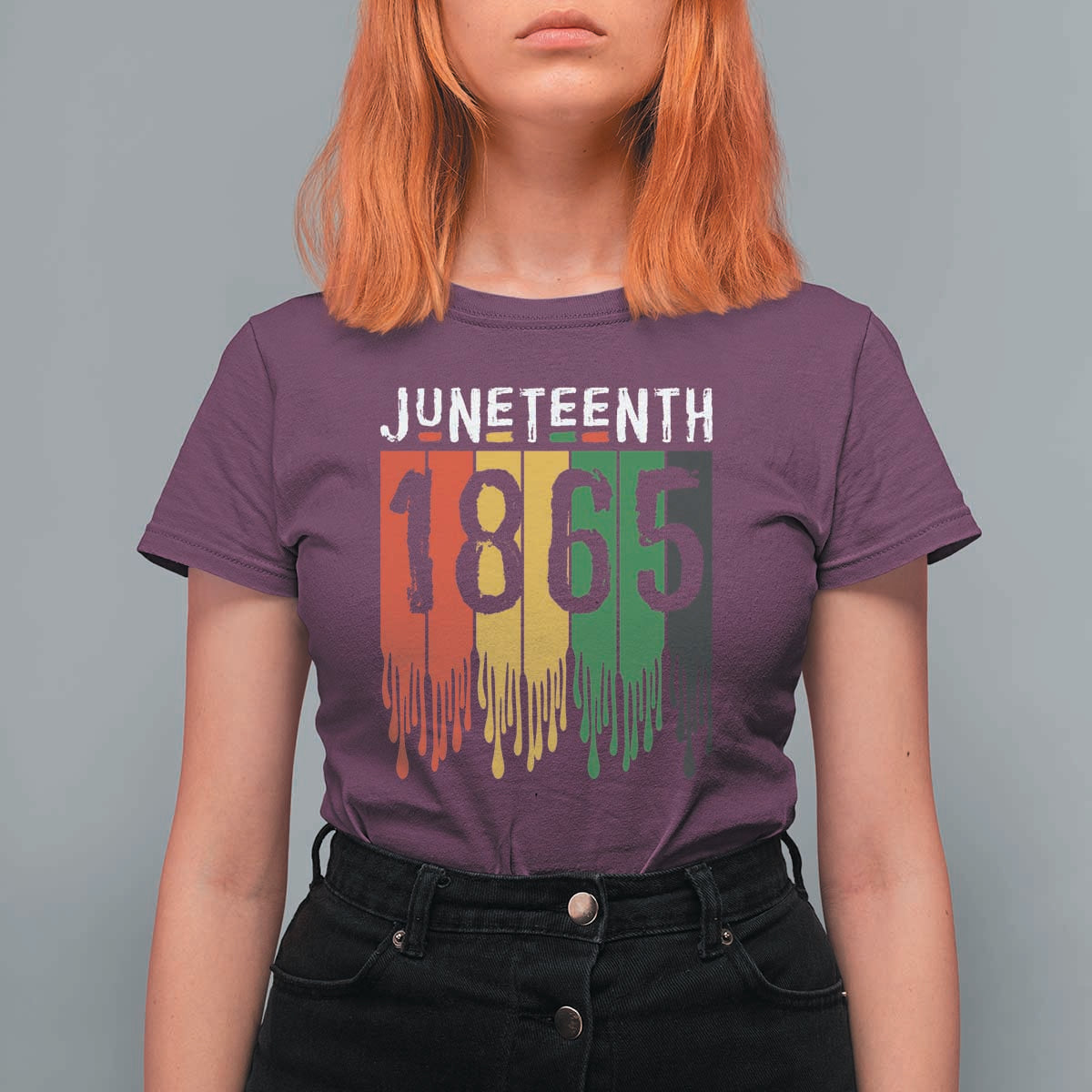 Juneteenth Freedom Pride T Shirt For Women African American Heritage Graphic