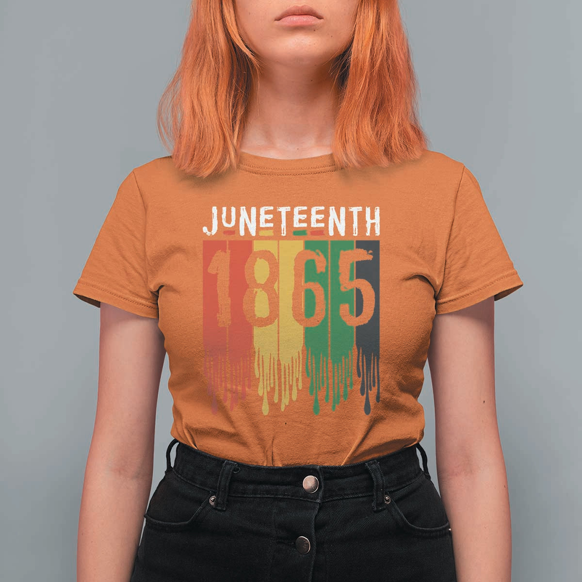 Juneteenth Freedom Pride T Shirt For Women African American Heritage Graphic