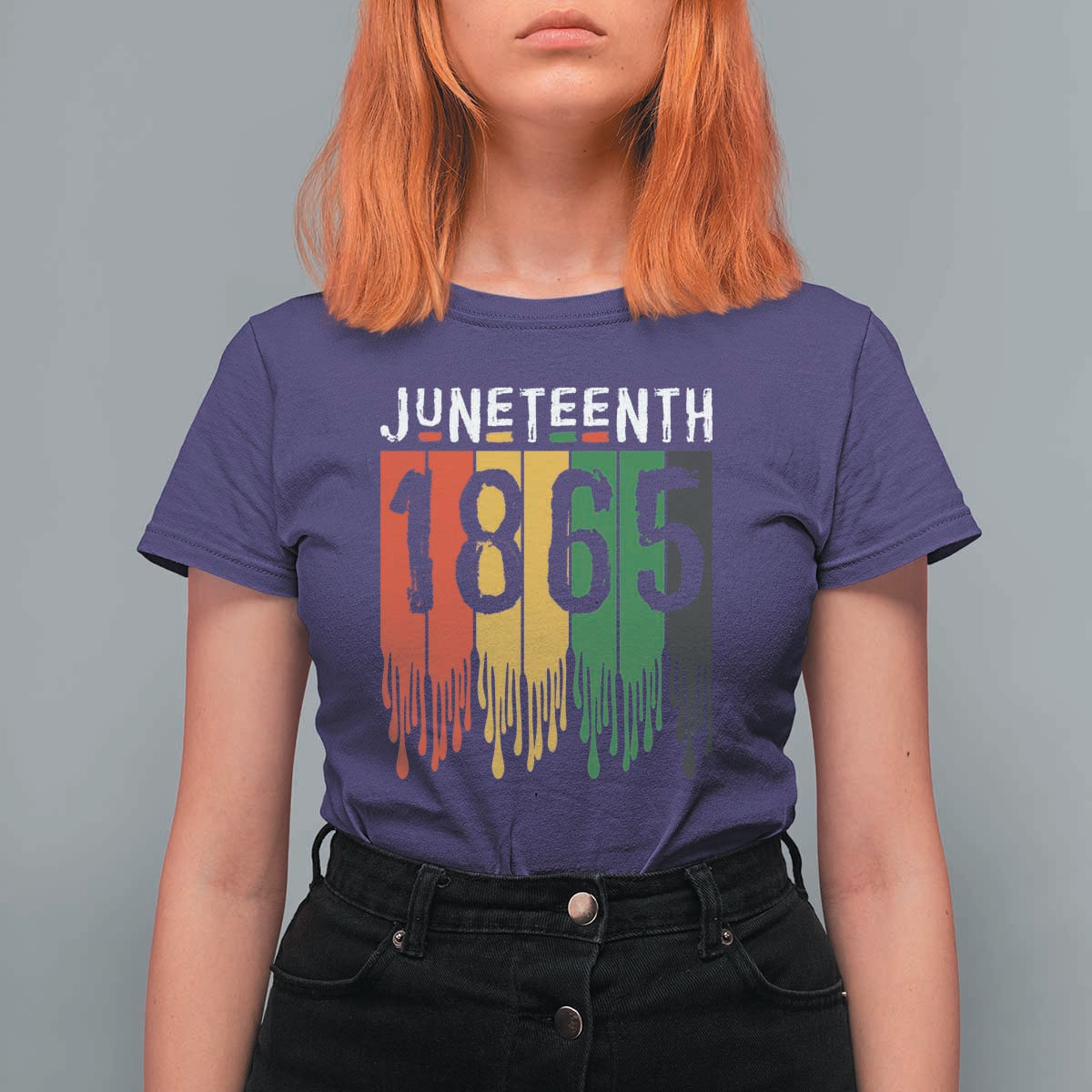 Juneteenth Freedom Pride T Shirt For Women African American Heritage Graphic