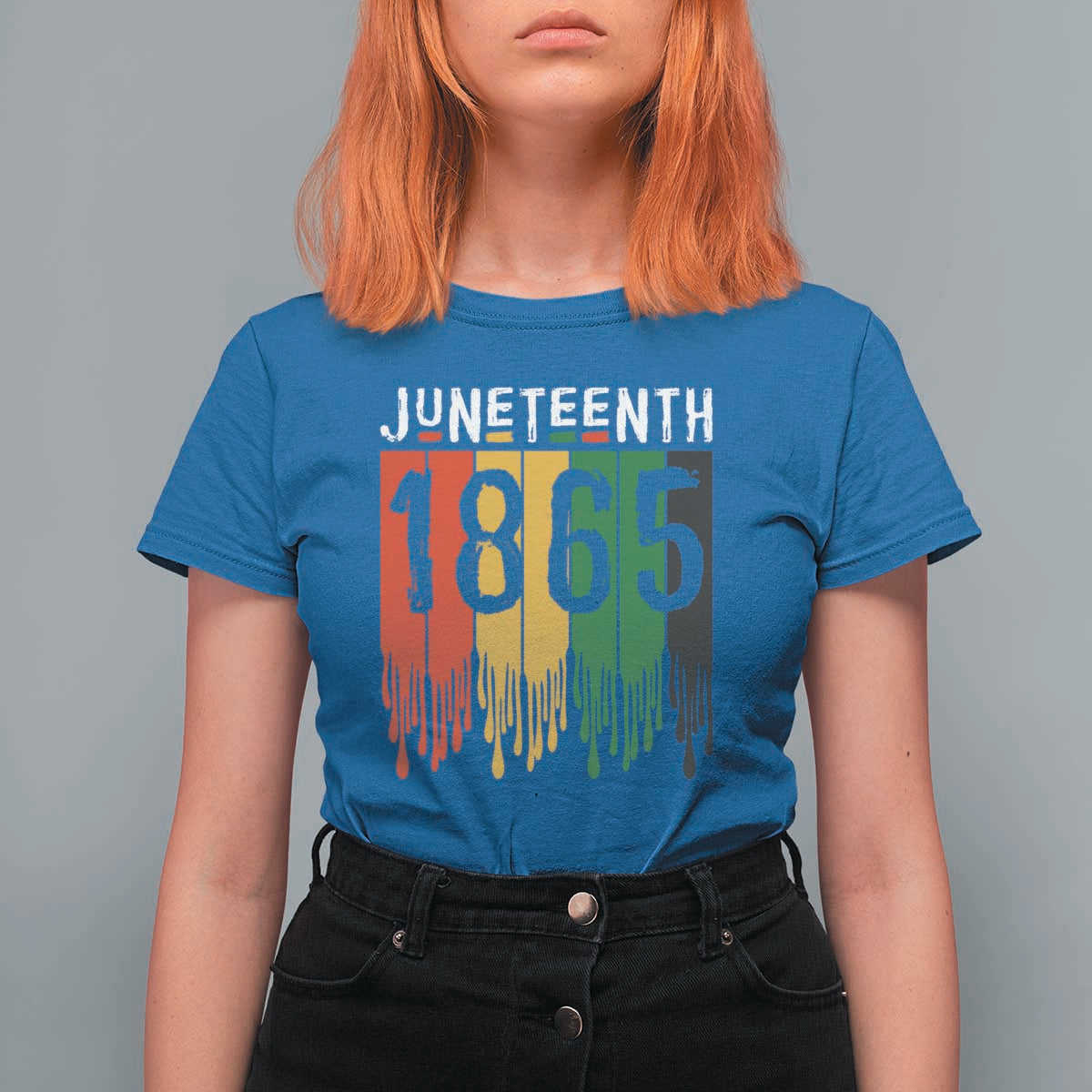 Juneteenth Freedom Pride T Shirt For Women African American Heritage Graphic