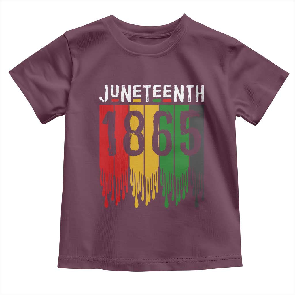 Juneteenth Freedom Pride Toddler T Shirt African American Heritage Graphic
